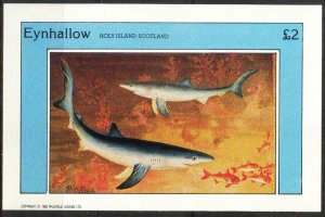 {E106} Eynhallow Scotland Fishes S/S 2£ MNH Cinderella !!