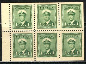 Canada 1942: Sc. # 249b;  MH Booklet Pane