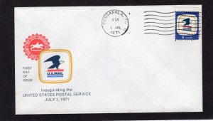 1396 Postal Ser. Emblem, FDC Pensacola FL cancel