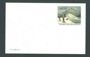 UX449 24c Pikes Peak Expedition Mint Postal Card