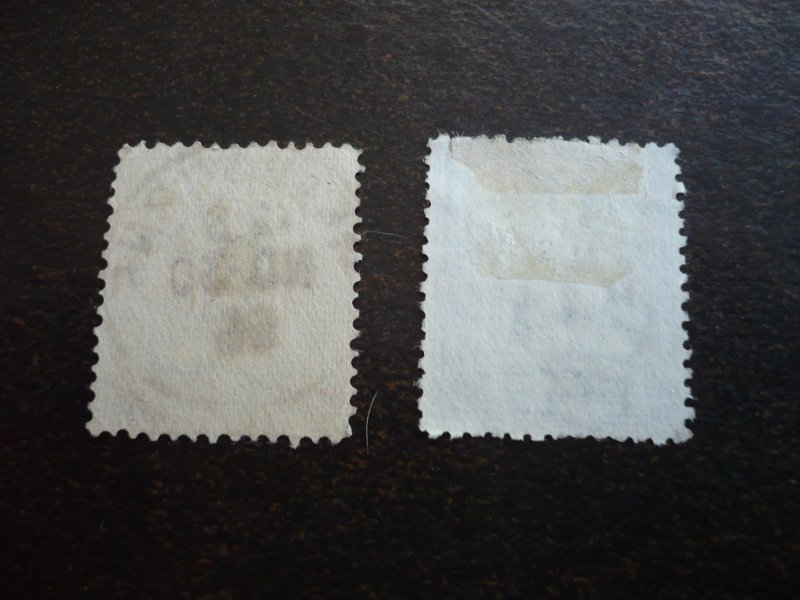 Stamps - Victoria - Scott# 162, 165 - Used Part Set of 2 Stamps