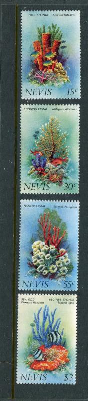 Nevis #163-6 MNH