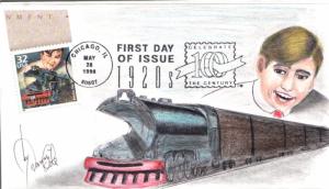 #3184d Electric Toy Trains Cole FDC