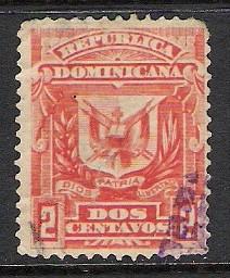 DOMINICAN REPUBLIC 89 VFU ARMS A1006-7