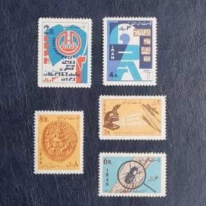 1964 Iran 3 different sets. MNH  Scott 1293-99 ( $18.50)