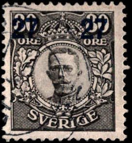 Sweden #99-104, Complete Set(6), 1918, Used