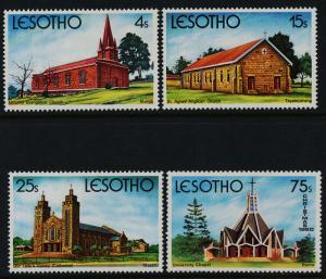 Lesotho 314-7 MNH Christmas, Church, Architecture