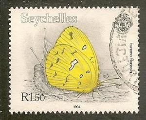 Seychelles   Scott  767     Butterfly      Used