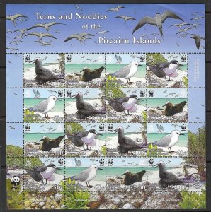 PITCAIRN ISLANDS SG724/7 2007 TERNS & NODDIES  SHEETLET MNH