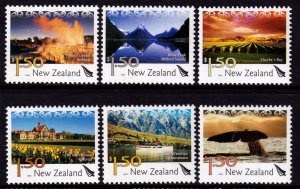 New Zealand 2004 Scenic Definitives Complete Mint MNH Set SC 1972-1977