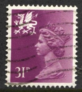 STAMP STATION PERTH Wales #WMH53 QEII Definitive Used 1971-1993