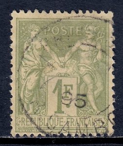 France - Scott #84 - Used - Small thin - SCV $7.50