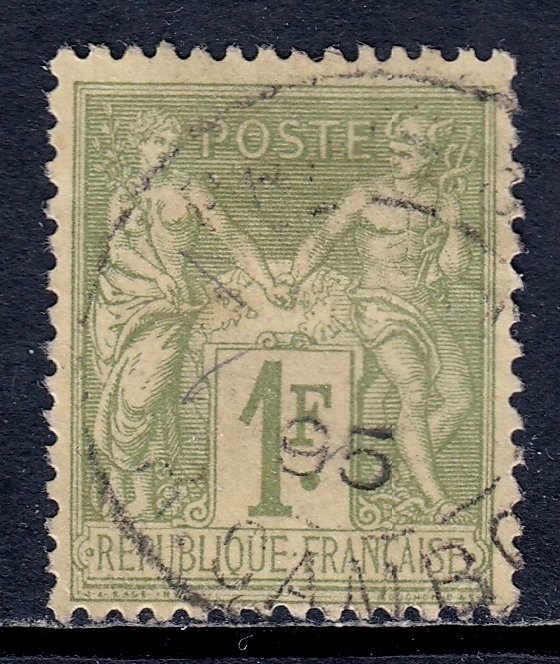 France - Scott #84 - Used - Small thin - SCV $7.50