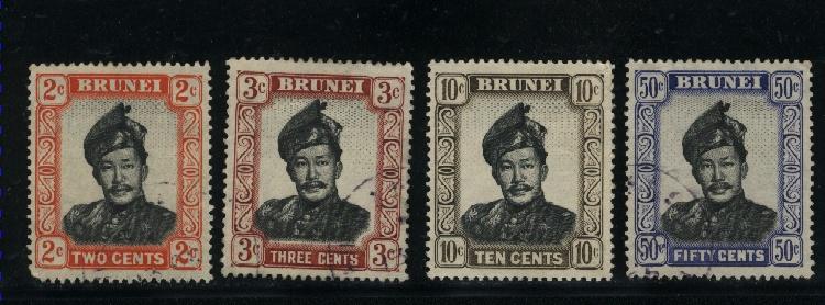 Brunei  4 different  used PD