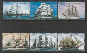 1996 Azerbaijan - Sc 613-8 - MNH VF - 6 single - Ships