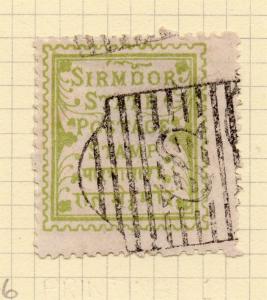 Indian States Sirmoor 1892 Early Issue Fine Used 194716