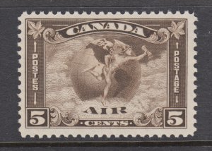 Canada Sc C2 MNH. 1930 5c Mercury & Globe Air Mail,  F-VF