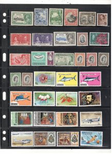 GRENADA COLLECTION ON STOCK SHEET MINT/USED