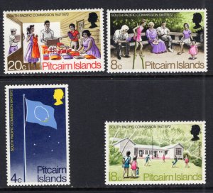 Pitcairn Islands 123-126 MNH VF