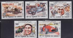 Comoro Islands 535-539 75th Anniversary of Grand Prix 1981