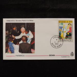 ZS-S218 BENIN - John Paul II, Visit To Parakou, Africa, 1993 Cover