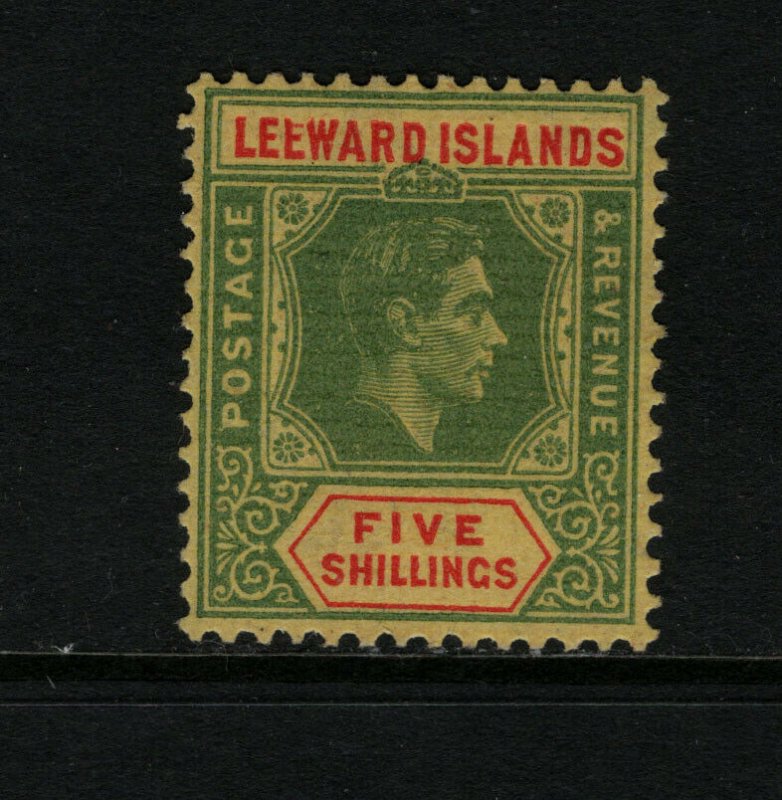 Leeward Islands #113 (SG #112ba) Very Fine Mint Broken E Variety **With Cert.**