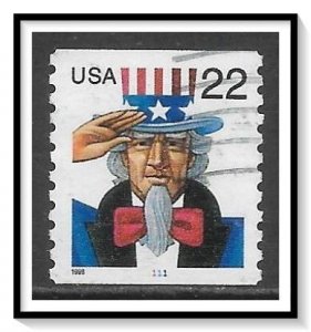 US #3353 Uncle Sam PNC Pl#1111 Used