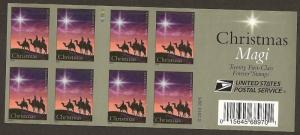 US 4945c Christmas Magi imperf NDC booklet 20 MNH 2014