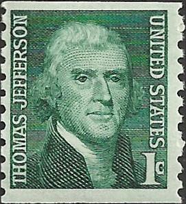 # 1299 MINT NEVER HINGED THOMAS JEFFERSON