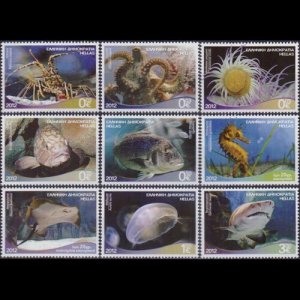 GREECE 2012 - Scott# 2519/28 Marine Life 2c-3 euro NH