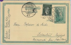 75514 - TURKEY - POSTAL HISTORY - STATIONERY CARD to Prof. Von Mises 1934-