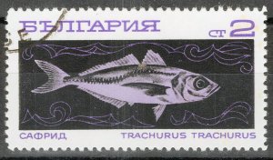 ZAYIX Bulgaria 1812 Used/CTO Mackerel Fish Marine Life 072822S07M