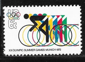 USA 1460: 6c Bicycling and Olympic Rings, MNH, VF