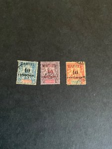 Stamps Tahiti 29-31 used