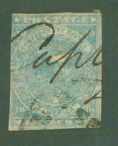 CONFEDERATE STATES 2a USED-T CV $200.00 BIN $85.00