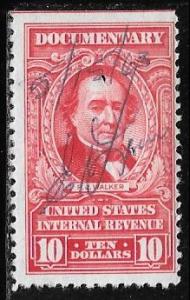 USA R677, $10 R.J. Walker Revenue, used, AVG