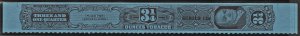 TG 1068a Series 124 3¼ Ounce Tobacco Strip Taxpaid Revenue Stamp (1954) NGAI/NH