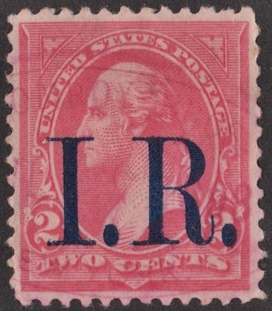 R155 2¢ Internal Revenue Stamp (1898) Used