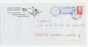 Postal stationery / PAP France 2001 Skiing