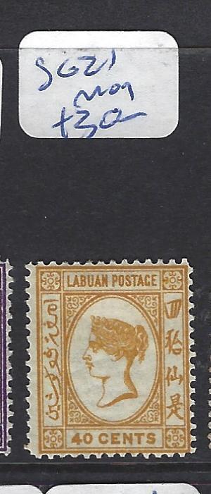 LABUAN  (PP2607B)  QV CAMEO 40C  SG 21      MOG