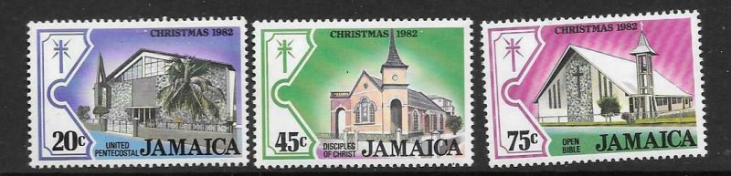 JAMAICA SG570/2 1983 CHRISTMAS  MNH