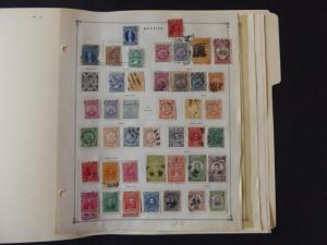 Bolivia 1866-1921 Stamp Collection on Scott Intl Album Pages