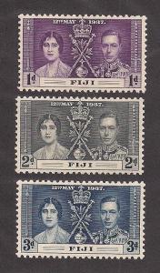 FIJI SC# 114-16 VF MNH 1937