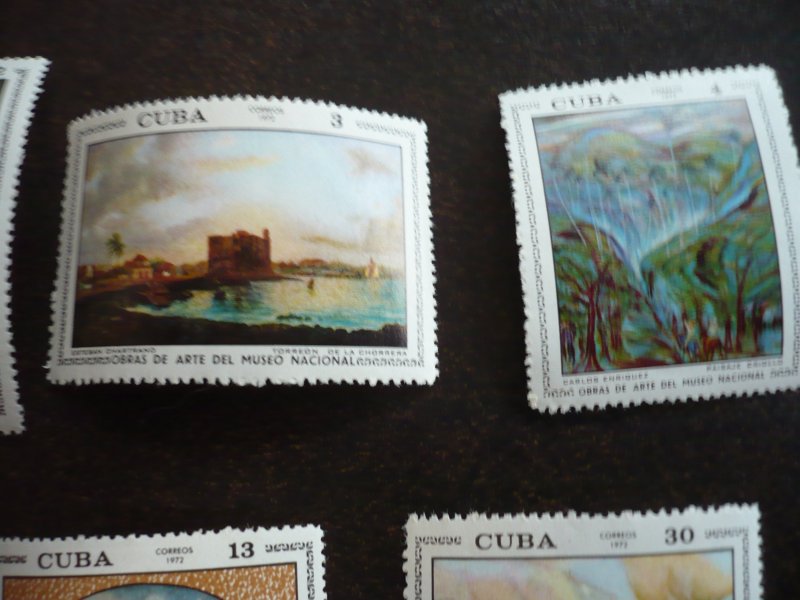 Stamps - Cuba - Scott# 1640-1646 - Mint Hinged Set of 7 Stamps