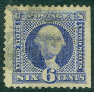 EDW1949SELL : USA 1869 Scott #115 Extra Fine, Used. Light cancel Catalog $225.00