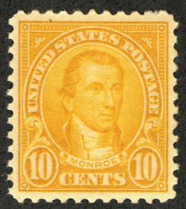 US #562 SCV $775.00 SUPERB JUMBO mint never hinged, super sized margins, extr...