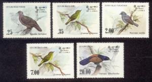 Sri Lanka Sc# 691-4, 877 MNH Birds