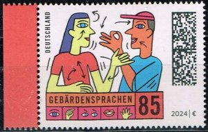 Germany 2024, Sc.# MNH, Sign Language, Michel#3819