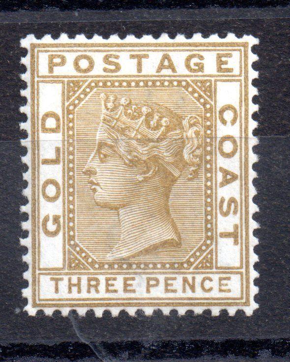 Gold Coast 1884-91 3d mint MNH SG15 WS3540