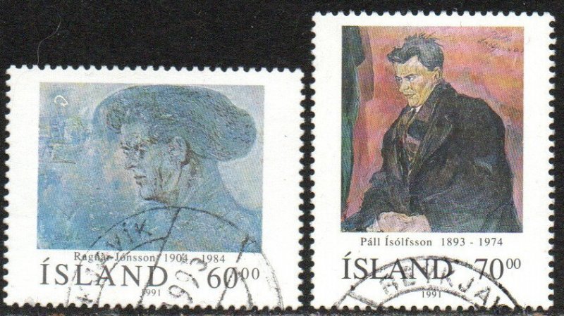 Iceland Sc #743-744 Used